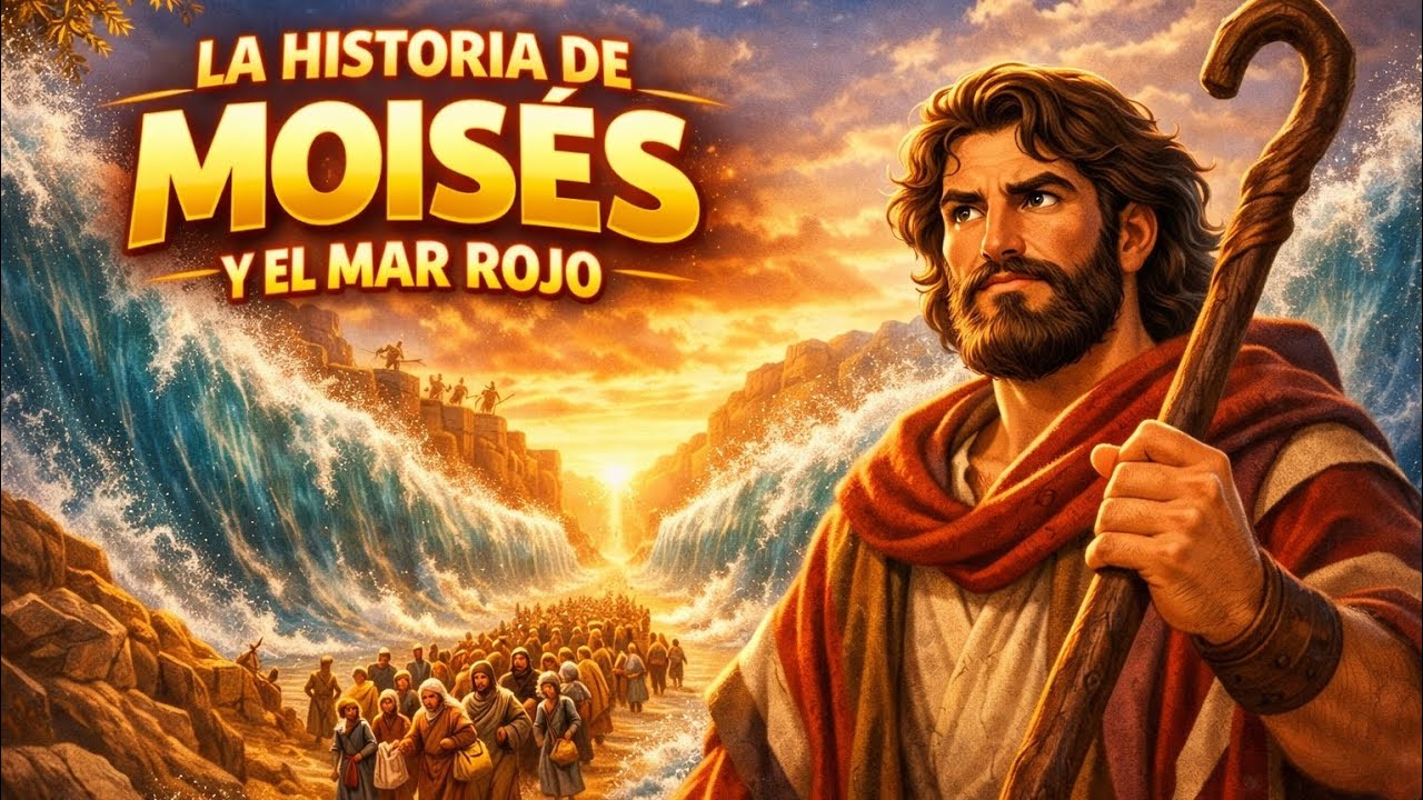 Moisés y el mar rojo | AI | RELATOS BÍBLICOS 