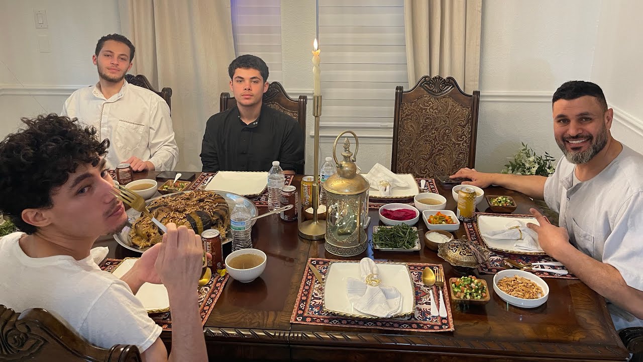 اول يوم نجتمع حول سفرة رمضان عائلة مغتربة #اكسبلور #viralvideo #explore #family #familyvlog