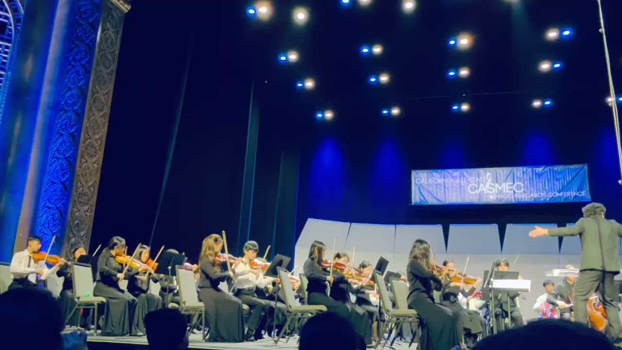 2026 California All-State JHS String Orchestra Jinosko Rainfall