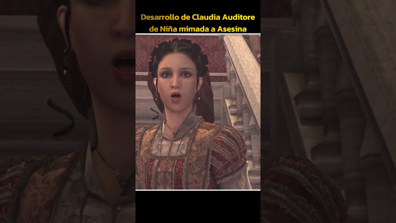 Mira la evoluci&oacute;n de Claudia Auditore de fresita a Asesina 😱 #shorts #short #assassinscreed  #ezio