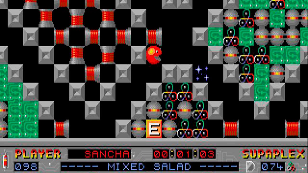 Supaplex (WITH COMMENTS): Level 98 - Mixed Salad