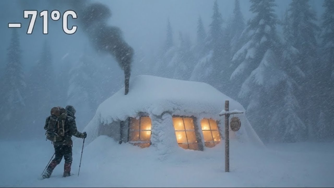 Blizzard Car Camping in a Snow Storm