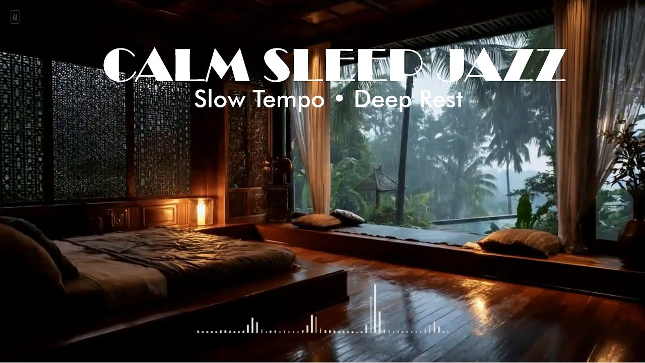 Calm Jazz Music for Insomnia – Slow Tempo Jazz to Relax the Mind and Improve Sleep