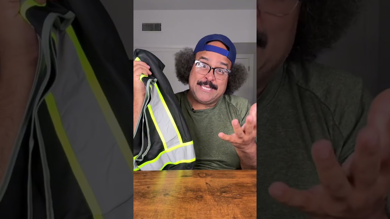 This Reflective Safety Vest for Men Women is great for safety and visibility
