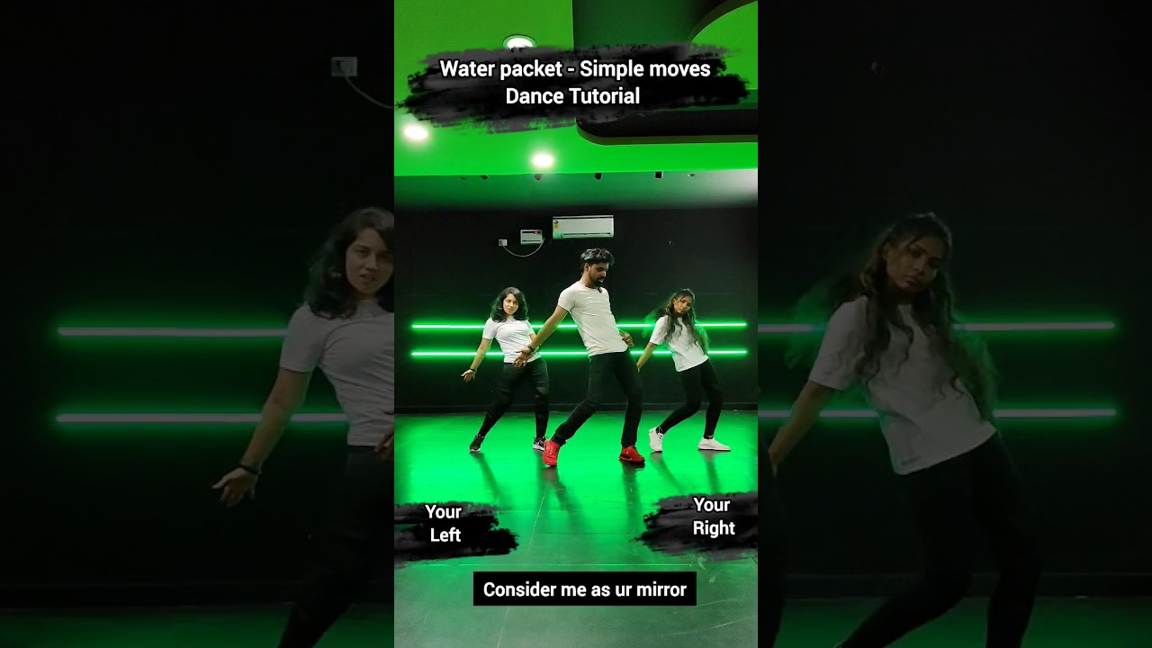 Water packet - Dance Tutorial part-1 - step by step easy Dance Tutorial #danceturorial - Raayan