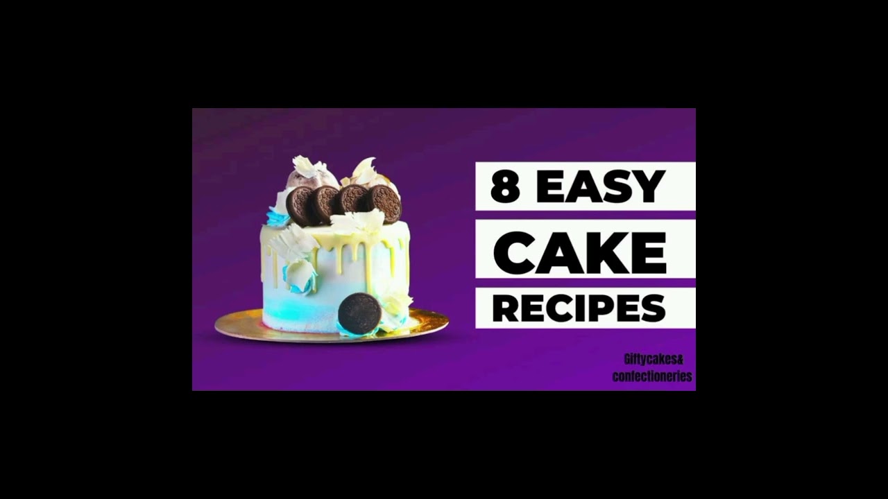 8 easy cake recipes #cake #cakesdecorating  #cakeshorts  #cakesinstyle #cakesmaker