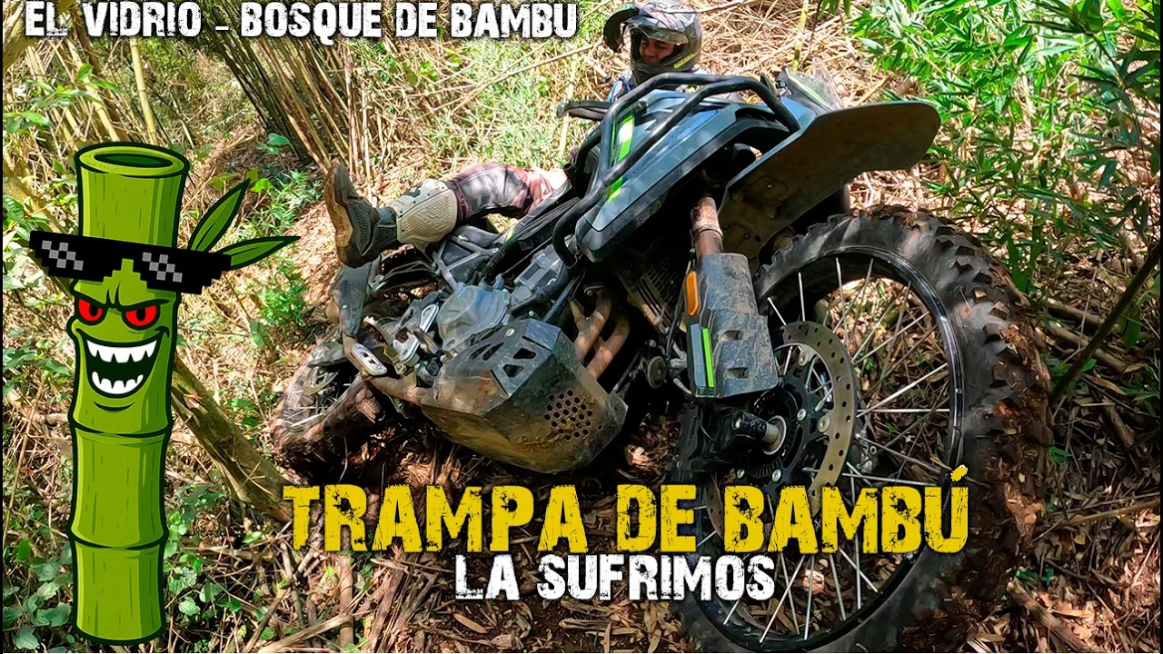 LA SUFRIMOS 🥵🔥| TRAMPA DE BAMBÚ | El Vidrio - Bosque de Bambú | CFMOTO 450MT - VOGE300RALLY - TUAREG