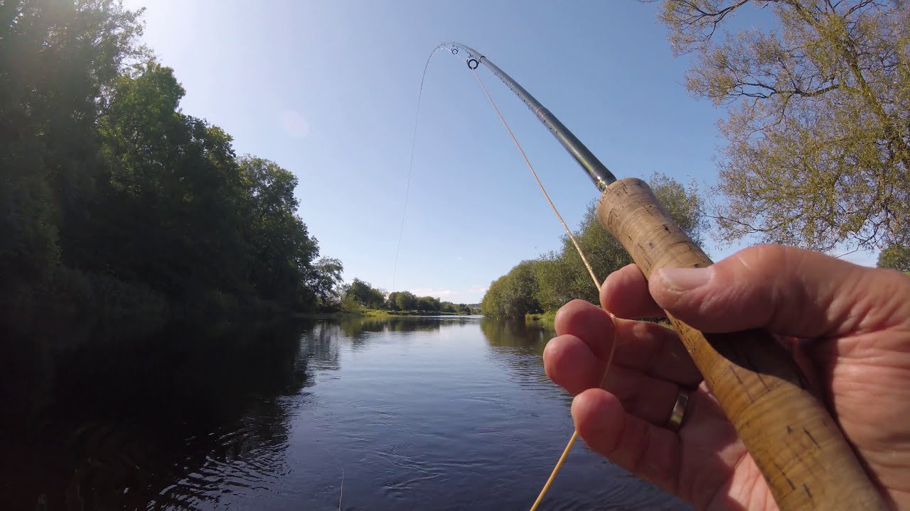 Fishing Crewel Pool on the Towy for a salmon!