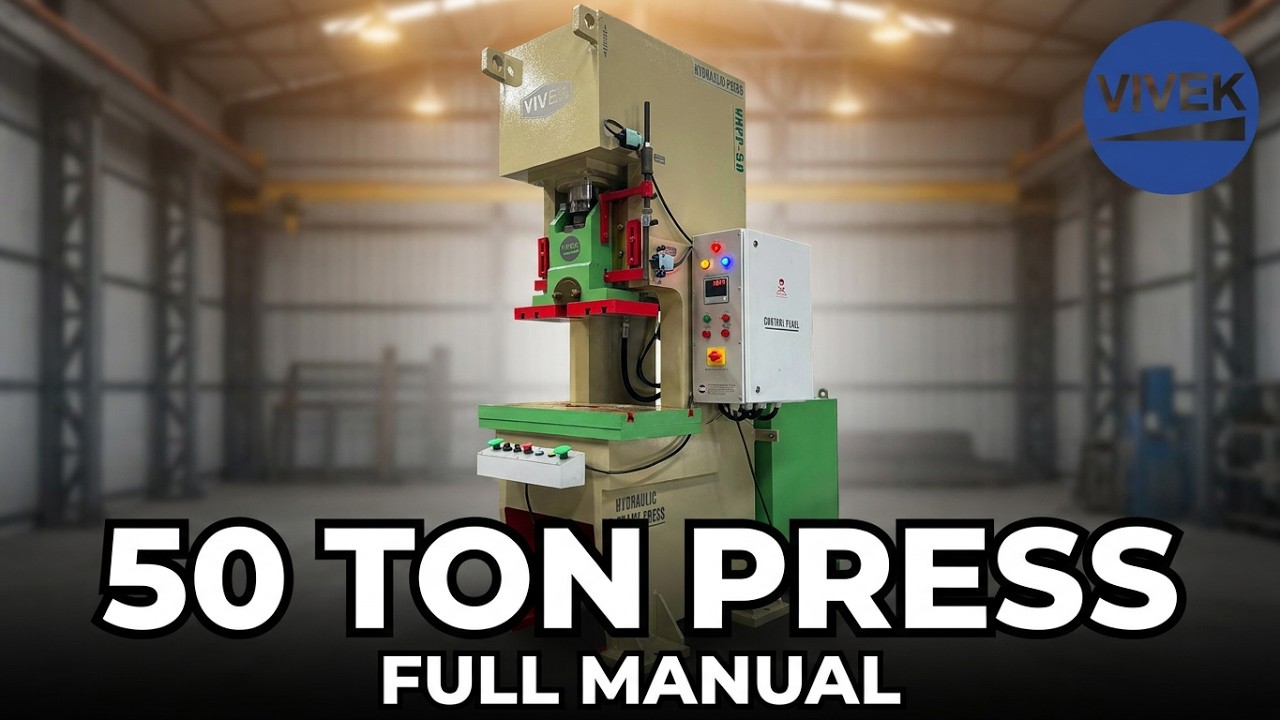 50 TON Hydraulic Press Instruction Manual