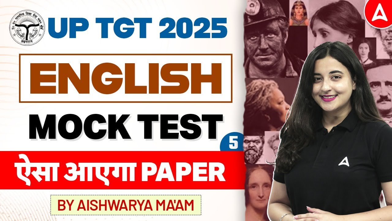 UP TGT 2025 | English - Mock Test - 5 | English Literature by Aishwarya Ma'am