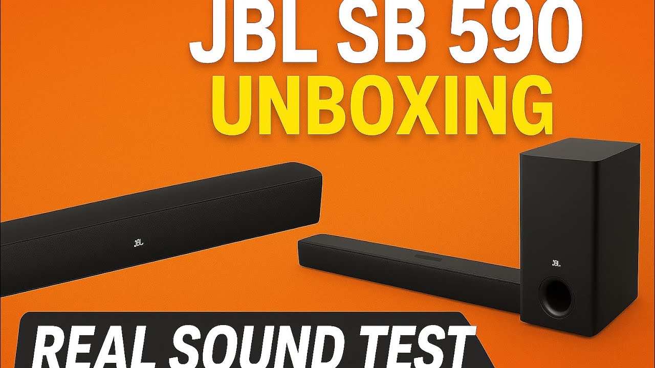 JBL SB 590 Soundbar 440W &ndash; Real Sound Test! Deep Bass Unboxing & Review 🔥🔊
