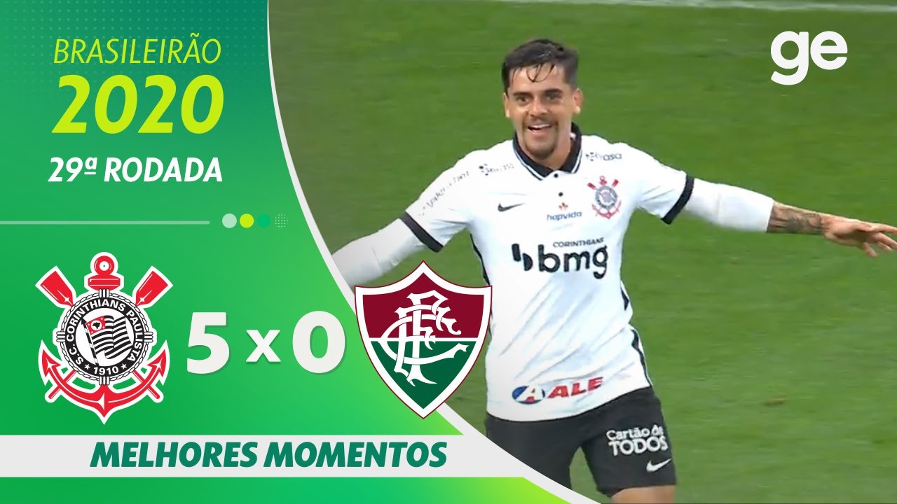 CORINTHIANS 5 X 0 FLUMINENSE | MELHORES MOMENTOS | 29ª RODADA BRASILEIRÃO 2020 | ge.globo