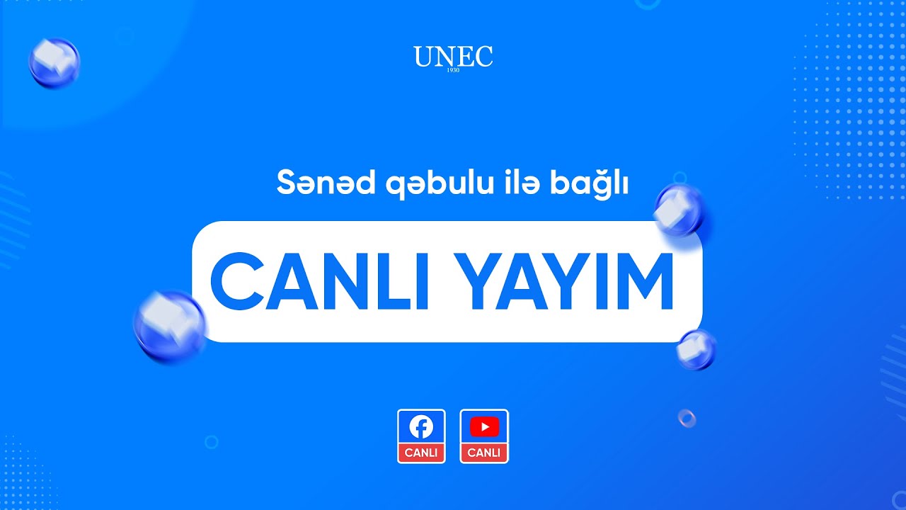 Sənəd qəbulu ilə bağlı - CANLI YAYIM