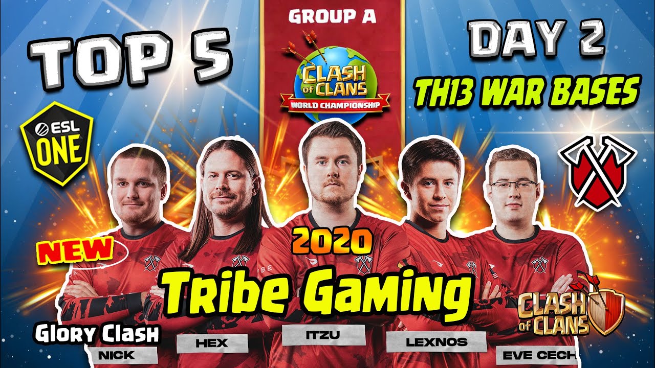*BEST* World Championship Qualifier DAY 2/Top 5 Tribe Gaming Th13 War Bases 2020/Clash of clans 部落冲突