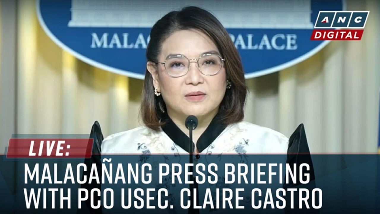 LIVE: Malaca&ntilde;ang holds press briefing with PCO Usec. Claire Castro | July 30, 2026