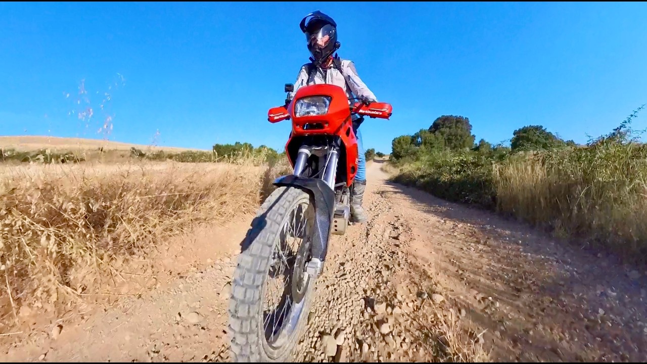 HONDA DOMINATOR RD08 : Test offroad après grosse préparation