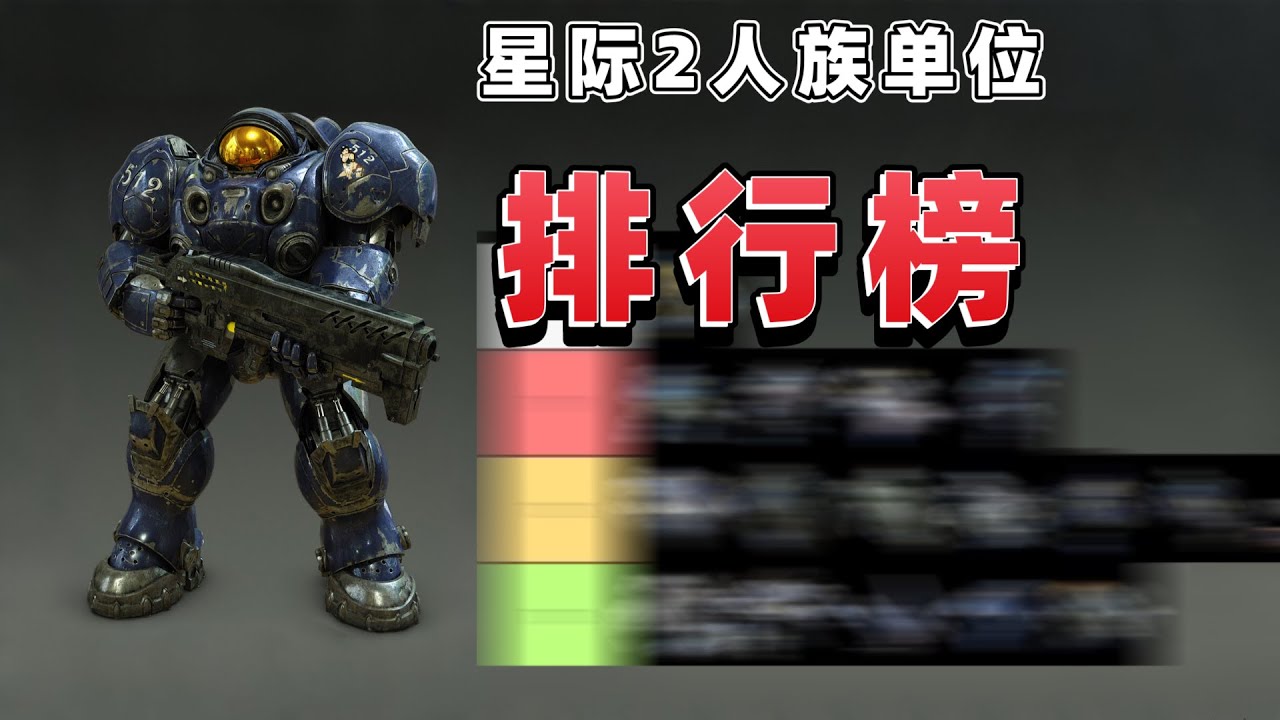 星际争霸2人族兵种实力大排名！小金个人向