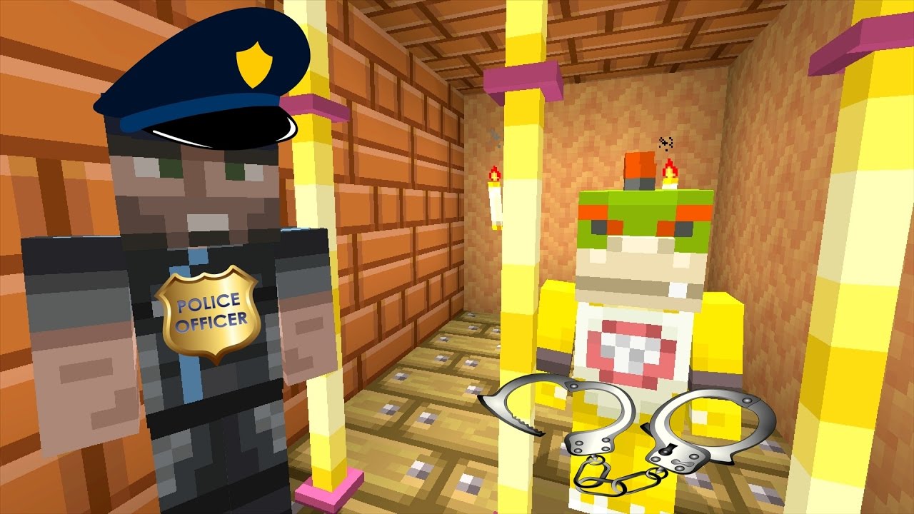 Minecraft Wii U - Nintendo Fun House - BOWSER JR GOES TO JAIL! [52]