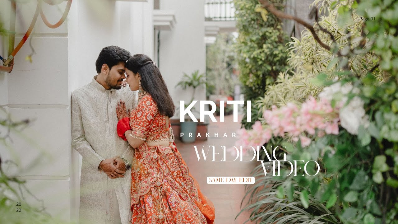Prakhar & Kriti | Same Day Edit Wedding Video 4k | MoheyRangFilms | Gaurav Arora | 9598310235
