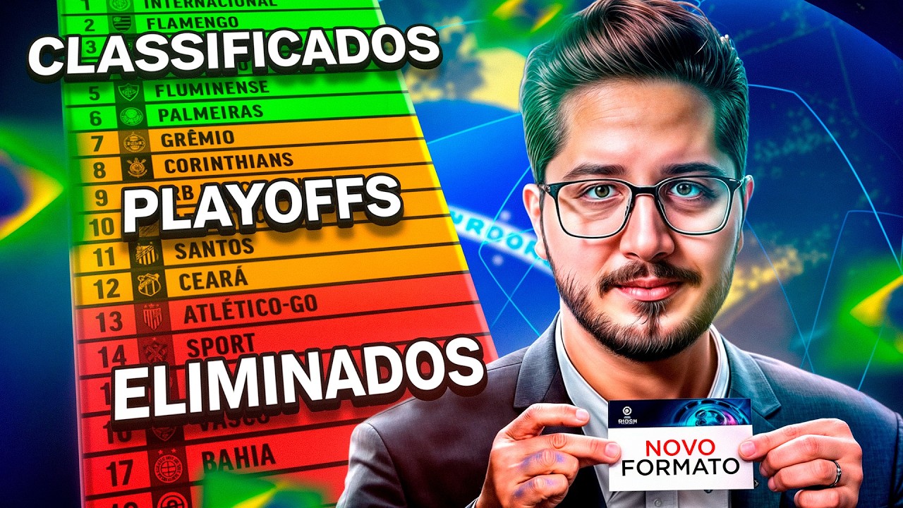 E se o BRASILEIR&Atilde;O fosse no formato da NOVA CHAMPIONS? 👀