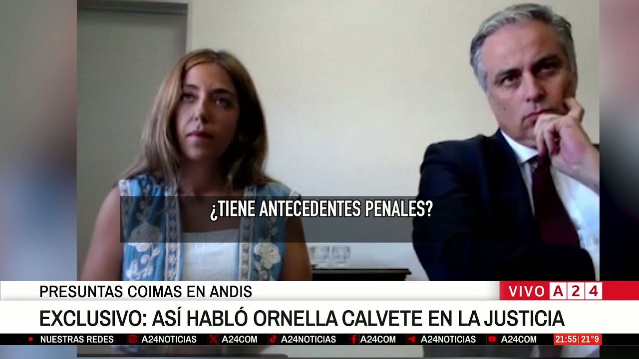 🔴 PRESUNTAS COIMAS EN ANDIS: ORNELLA CALVETE ROMPIO EL SILENCIO ANTE LA JUSTICIA