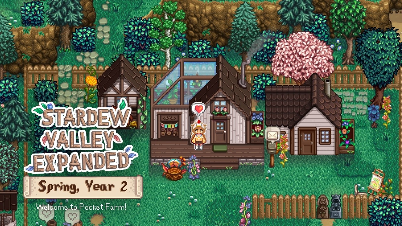 Stardew Valley Expanded | Cozy Springtime, Year 2 | Long Gameplay