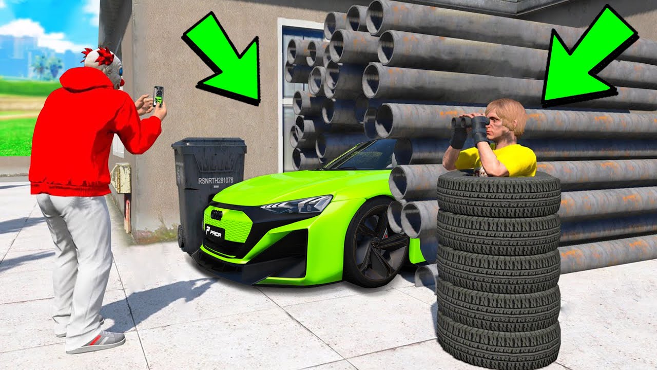ПОДСМОТРЕЛ И УГНАЛ ВСЕ ТАЧКИ! ЗАТРОЛЛИЛ YURACH В GTA 5 ONLINE! БИТВА АВТОУГОНЩИКОВ В ГТА 5 ОНЛАЙН!