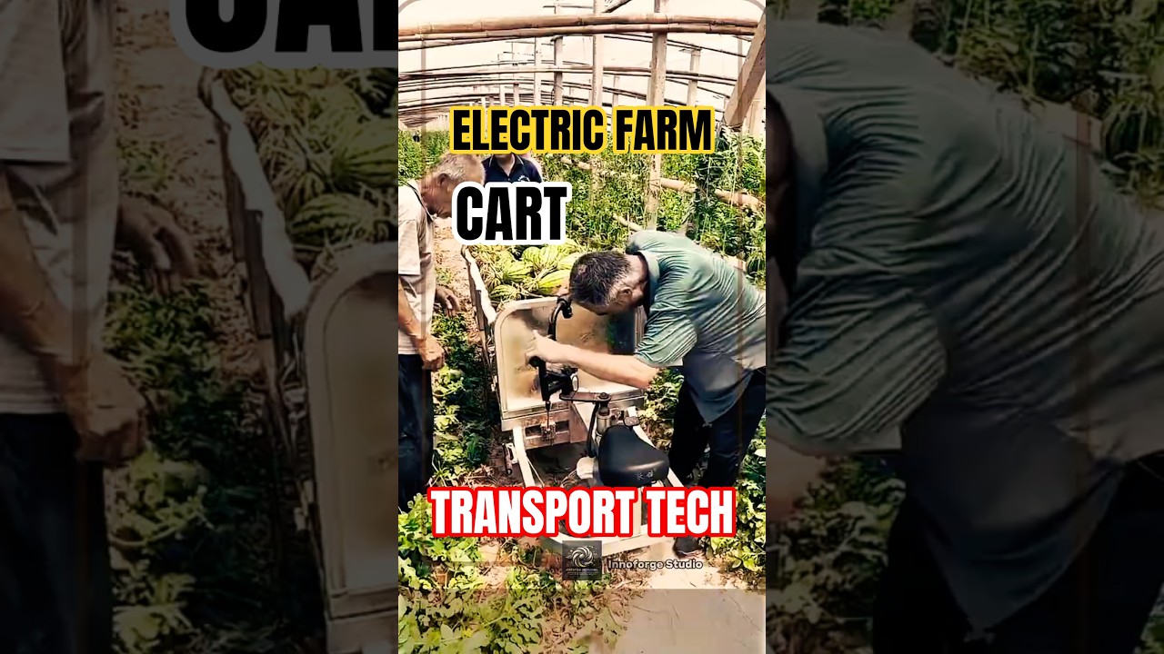 Electric Farm Cart Tool Improves Harvest Transport Technology