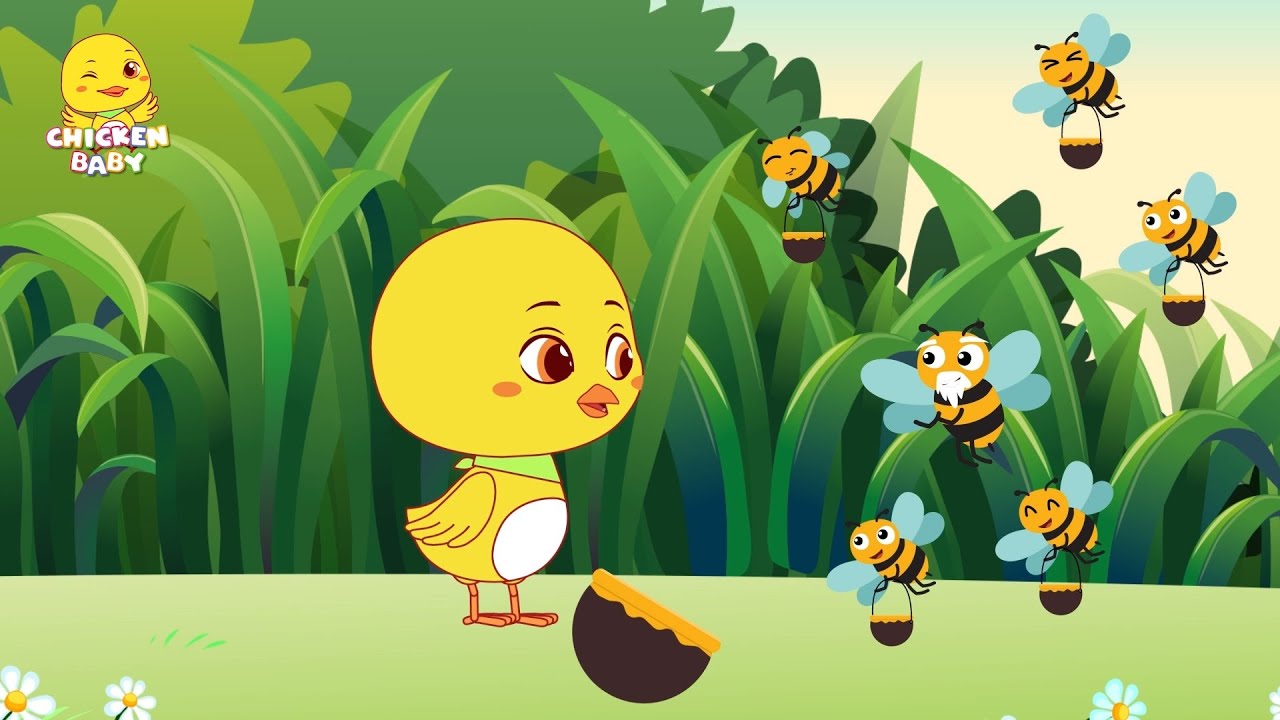 Đ&agrave;n Ong Chăm Chỉ - Nhạc Thiếu Nhi Hoạt H&igrave;nh Gia Đ&igrave;nh G&agrave; Con - Chicken Baby TV