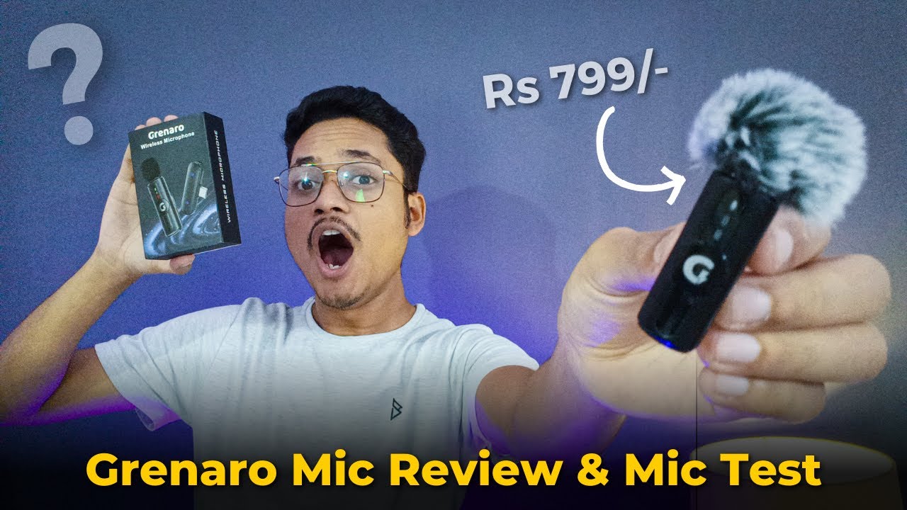 Grenaro Wireless Microphone Review | Grenaro Mic Review | Best Budget Mic