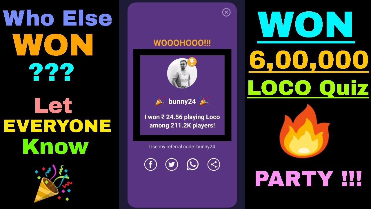 Won 6 LAKH loco game | 🤑Won 24 Rs | Congratulations to all those who WON | #SpeedLOCO | Oneplus6 |