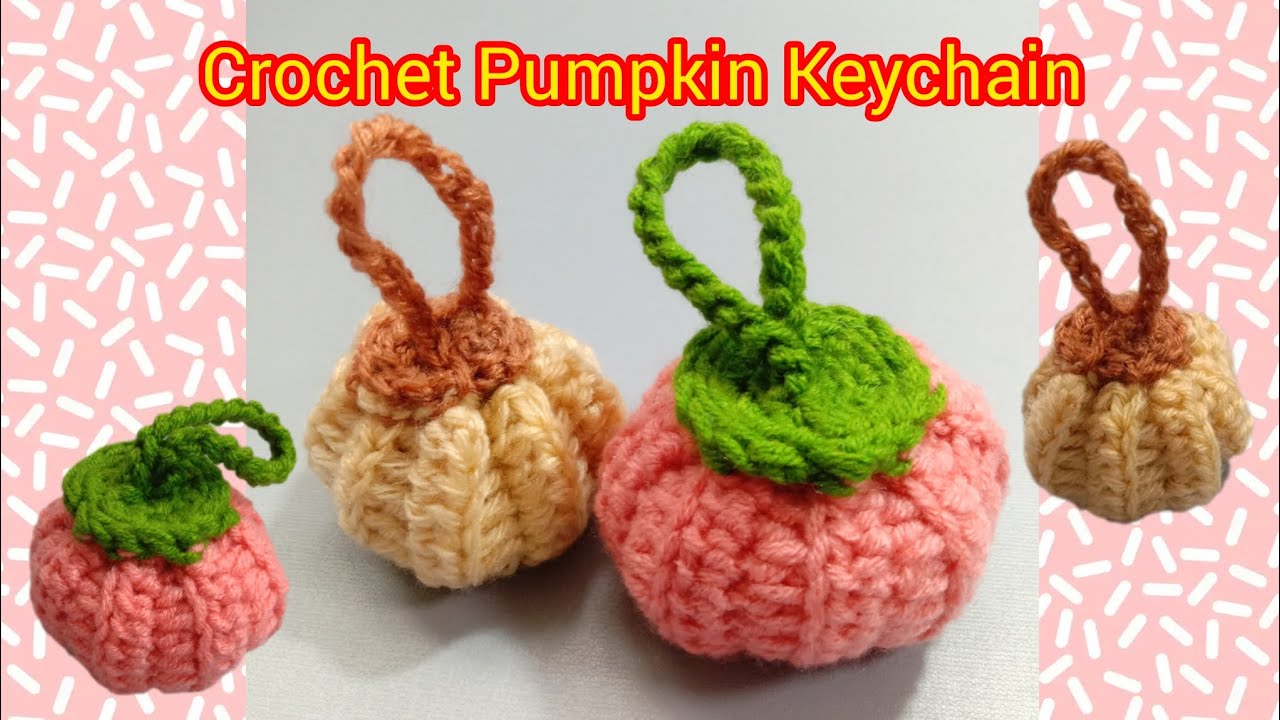 Crochet Pumpkin Keychain | How to Crochet | Easy Crochet