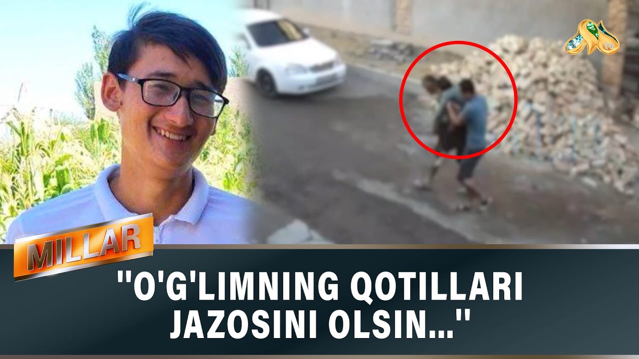 ''O'g'limning qotillari jazosini olsin