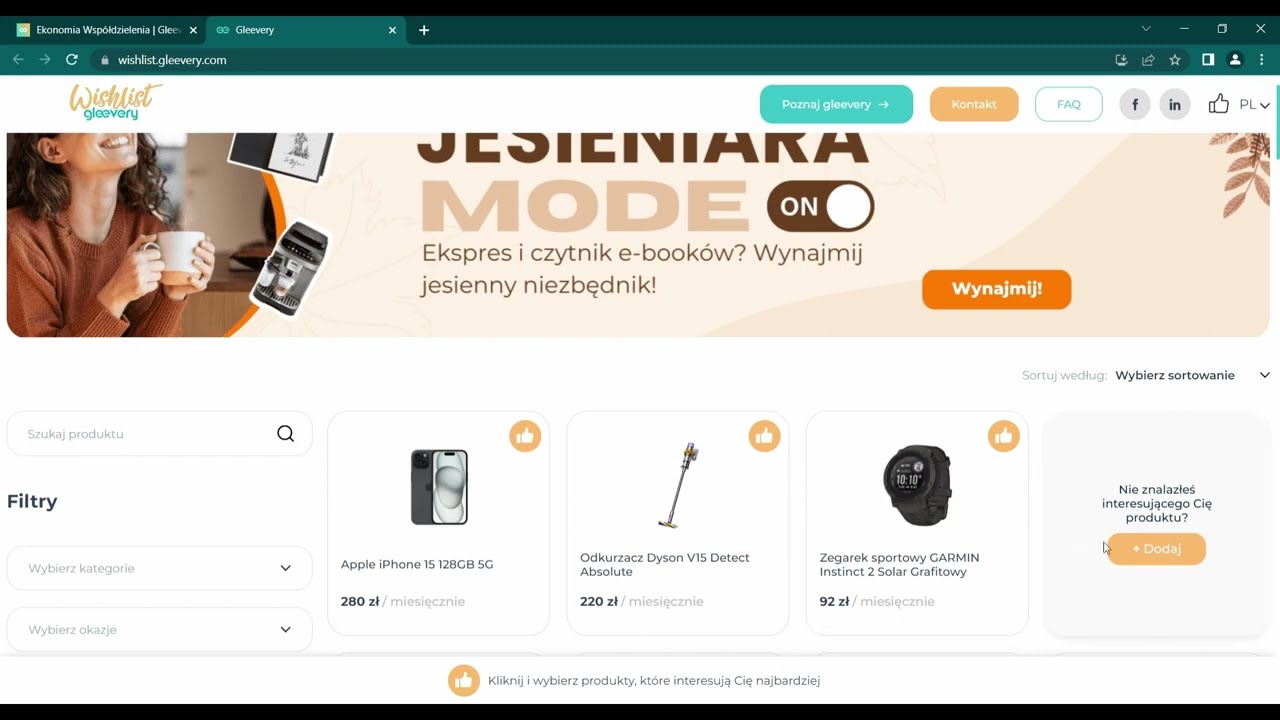 Wishlist: dostęp do tysięcy produkt&oacute;w jako benefit pracowniczy Gleevery #MyBenefit #Worksmile #Visa