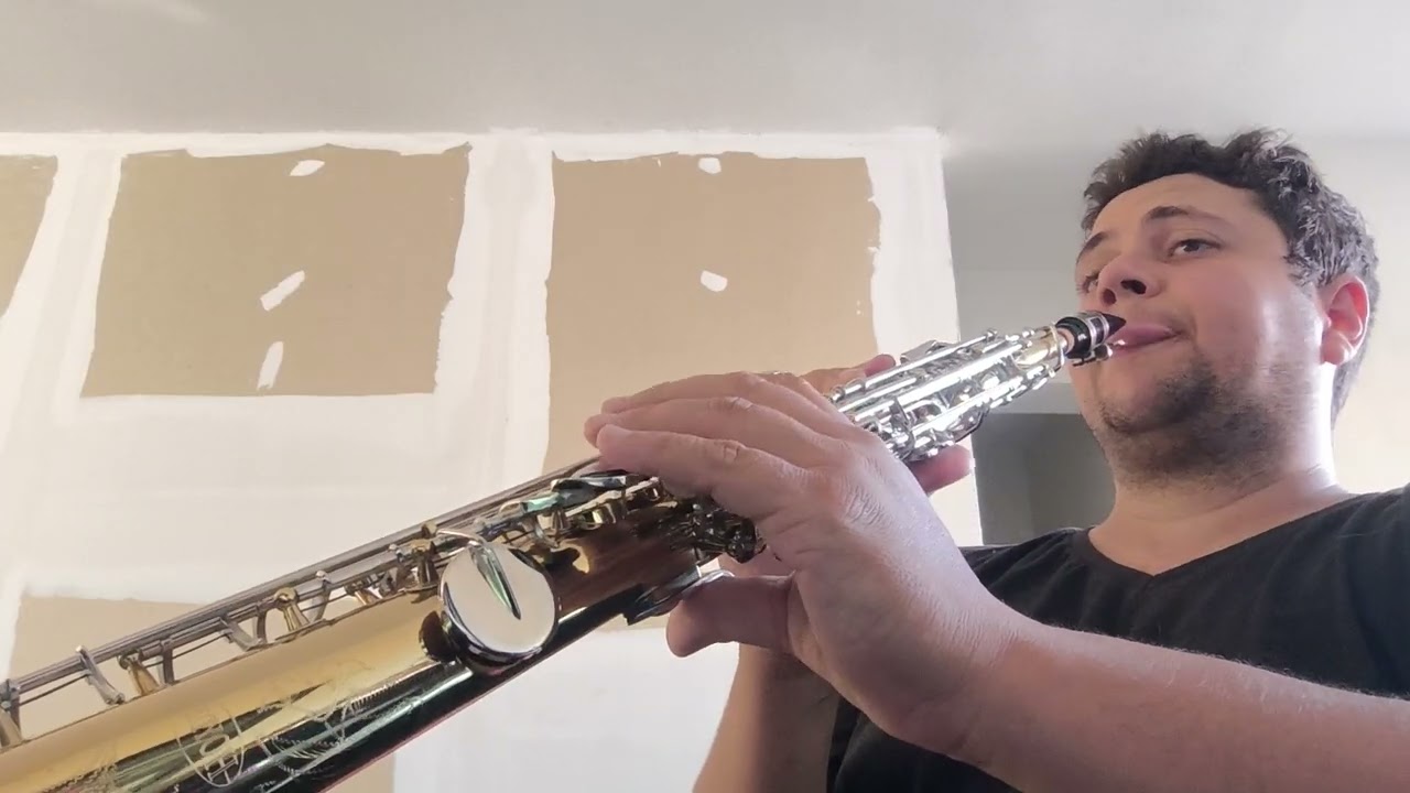 Harpa Cristã 577 - Em Fervente Oração. Sax Soprano Feita Manutenção na DiskMan Music Store 