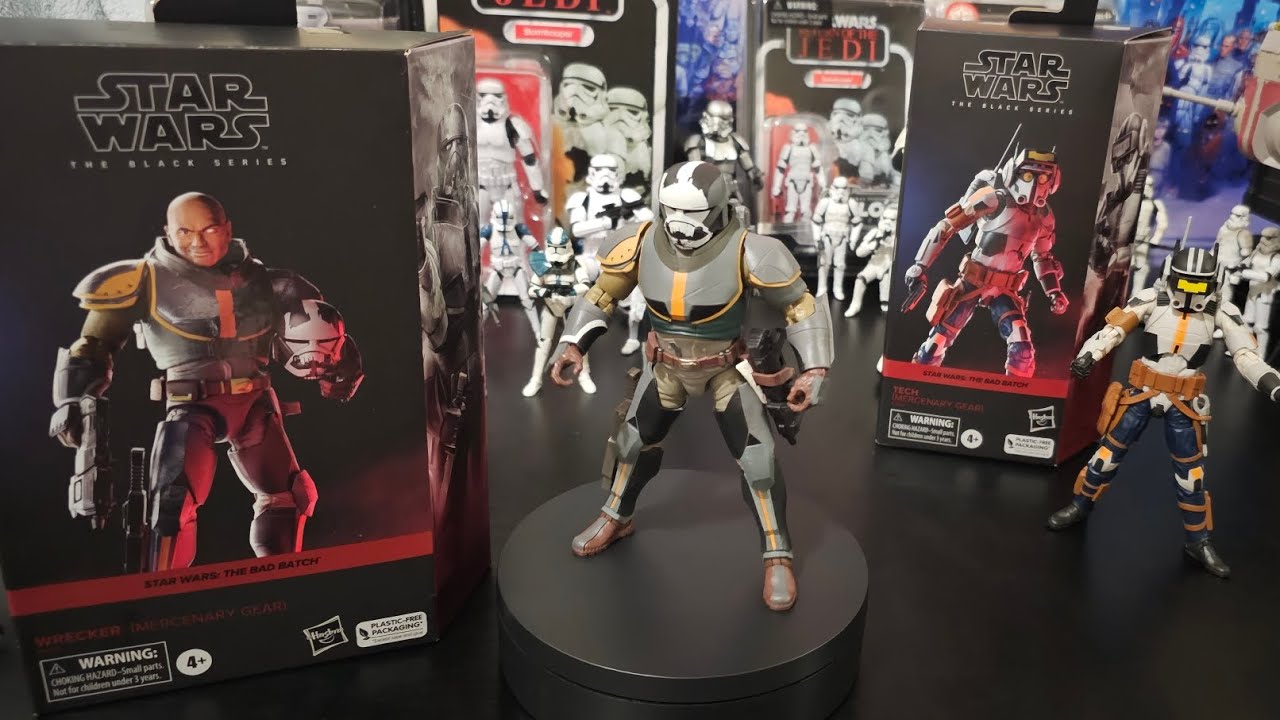 Wrecker Mercenary Gear. Star Wars The Bad Batch Season 2. The Black Series 14