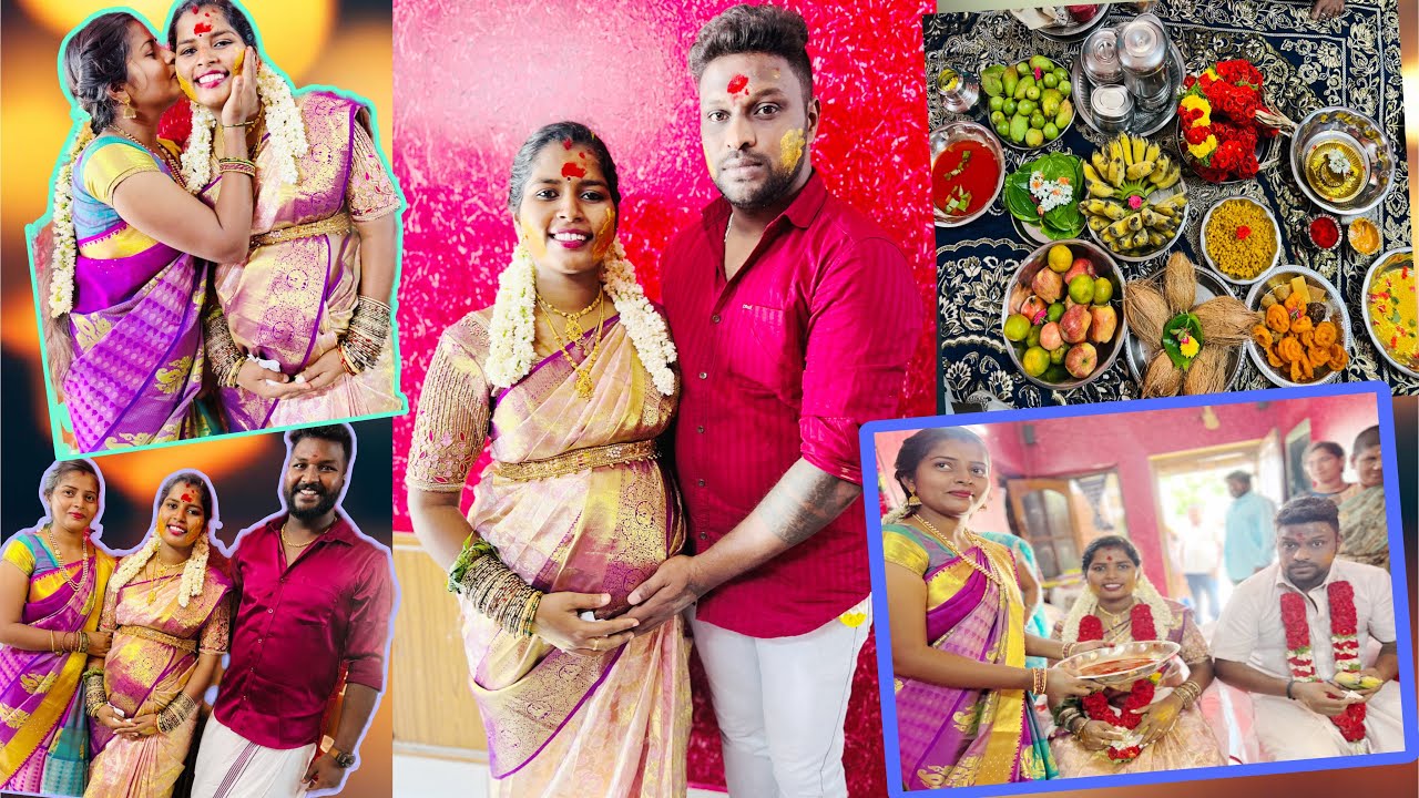 👸🏽Ammu- க்கு வளைகாப்பு 🫶🏻 panniyachu 🤩 function🥳 சிறப்பா Mudinjathu 👍