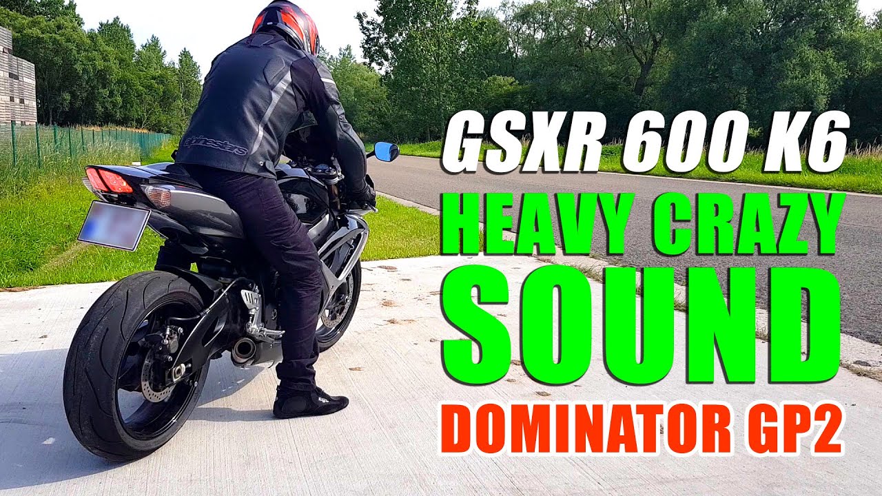 GSXR 600 K6 Dominator Exhaust - No DBkiller