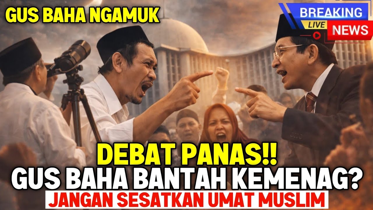 GUS BAHA NGAMUK‼️DEBAT PANAS Soal Hilal Lebaran, Bantah Kemenag? Umat Dibuat Bingung!