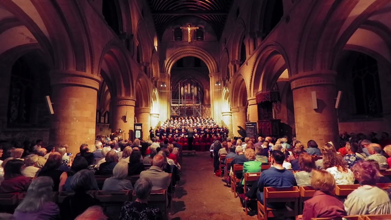 Men United and the RoTMVC at Southwell Minster.  American Trilogy