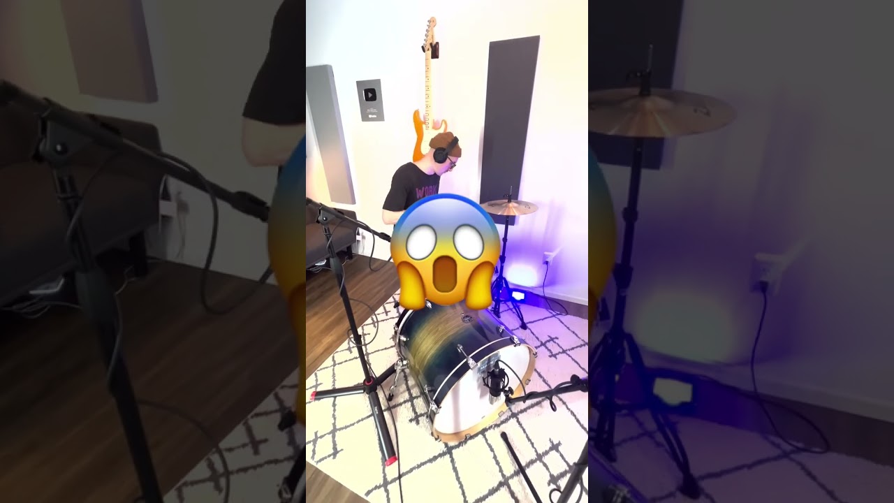 Безумные барабаны всего с 2 микрофонами! 👀