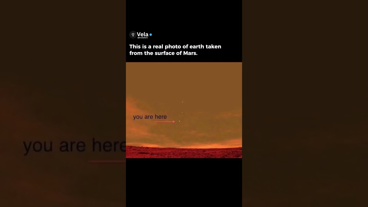 This Tiny Star in the Martian Sky Is Us