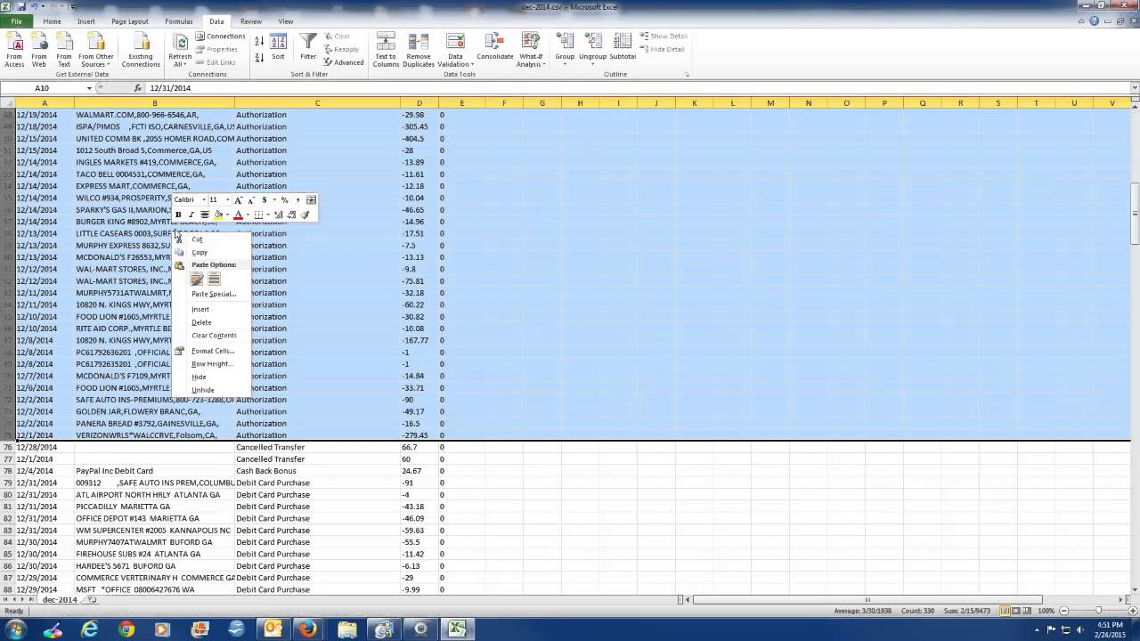 Importing PayPal Transactions Into Quickbooks
