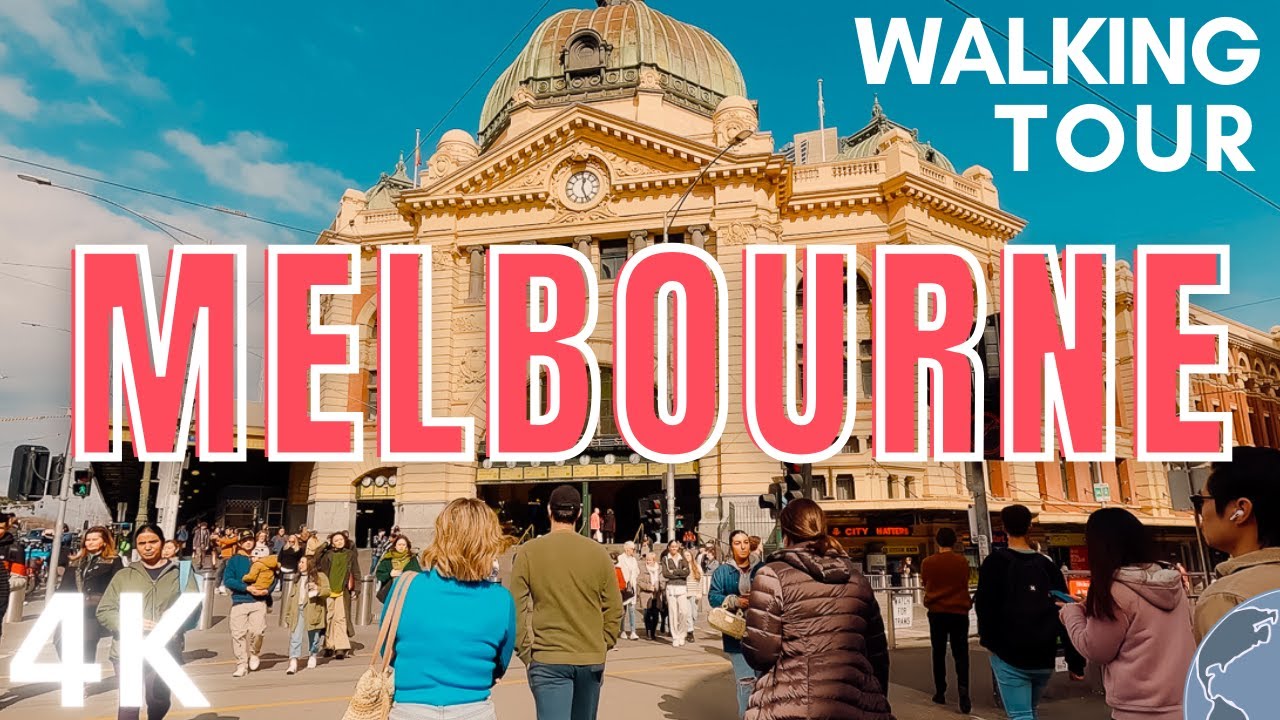 MELBOURNE Walking Tour 4K 🇦🇺 Visit CBD & Hosier Lane Street Art 🏙️ Virtual Walking Tour