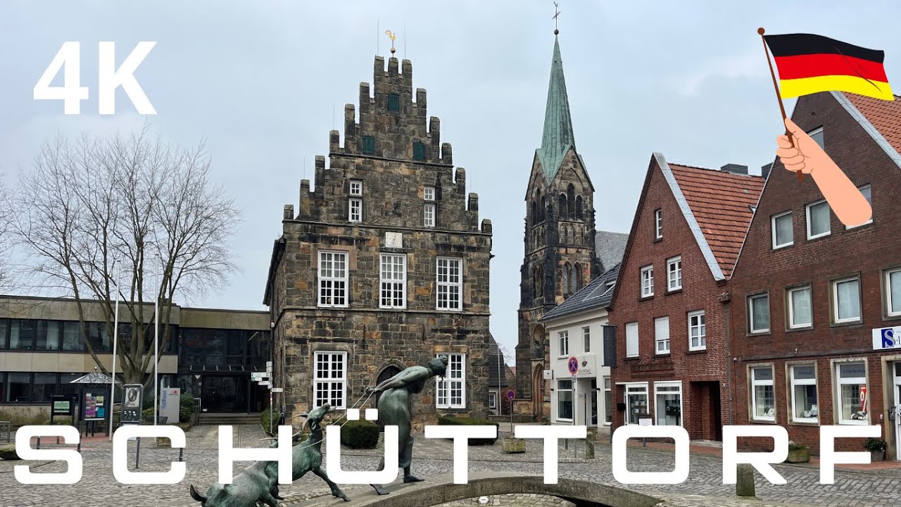 🇩🇪 Schüttorf 4K Walking / The Germany / Gateway to Lower Saxony's Historical Treasures