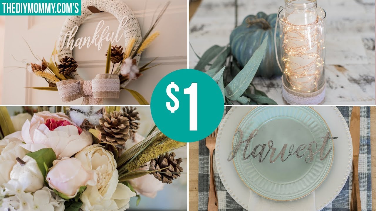 RUSTIC FALL DOLLAR TREE DIY DECOR