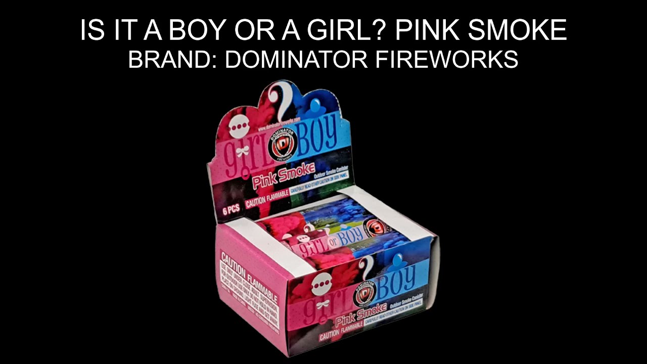 Is It A Boy Or A Girl? Pink Smoke Gender Reveal