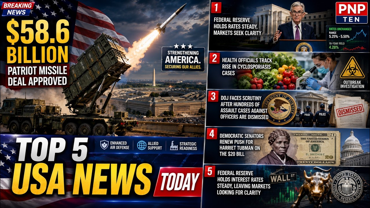US Approves $58.6B Patriot Missile Deal | Fed Rate Decision, DOJ Controversy & Top 5 USA