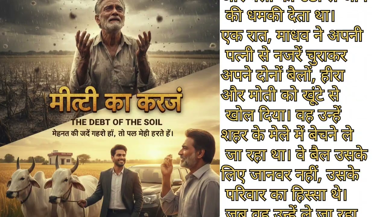 Mehnati Kisan 🚜🏕️ emotional heart touching story Hindi kahani 