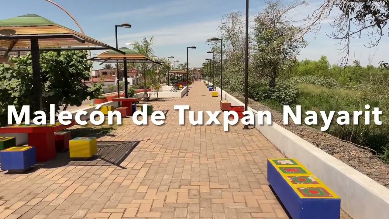 Malecón del Río San Pedro en Tuxpan Nayarit